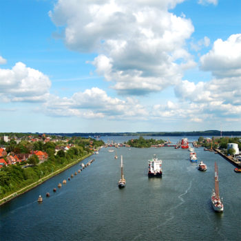 Luftansicht Kieler Kanal