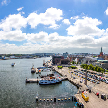 Luftansicht Hafen Kiel