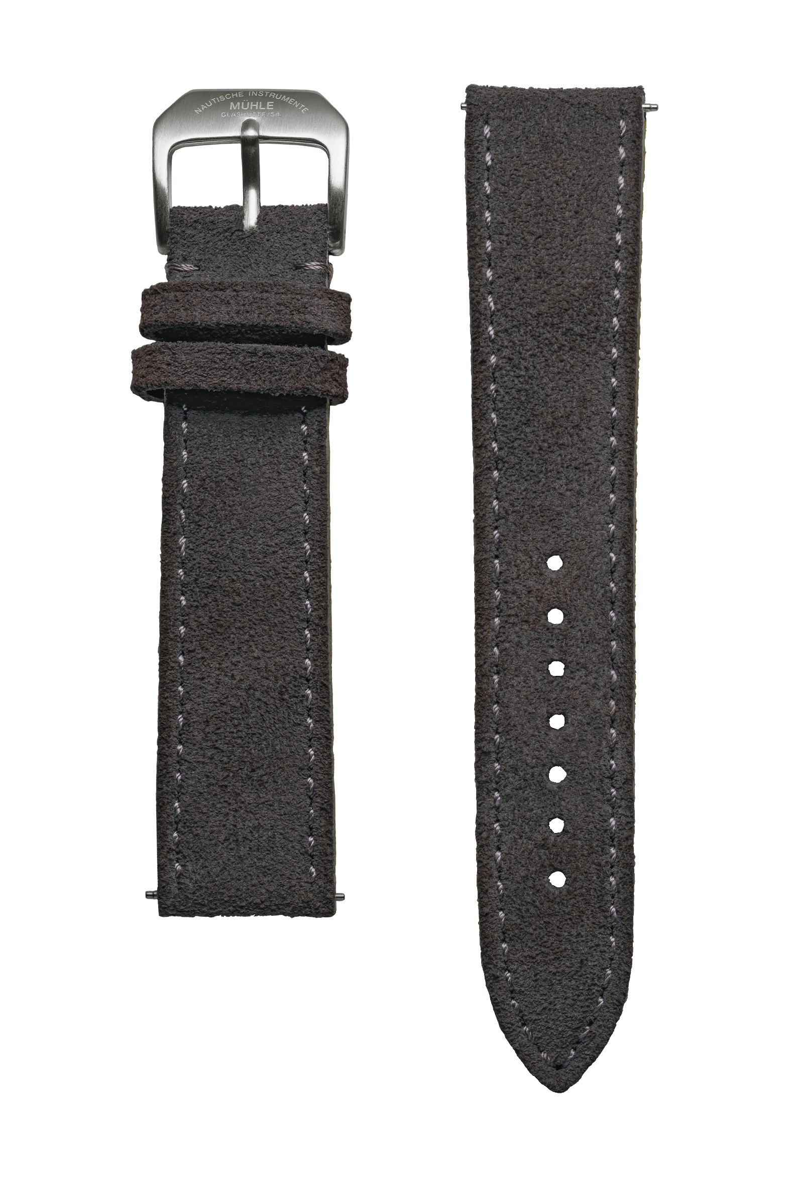 Detailbild Veloursband für Panova in grau