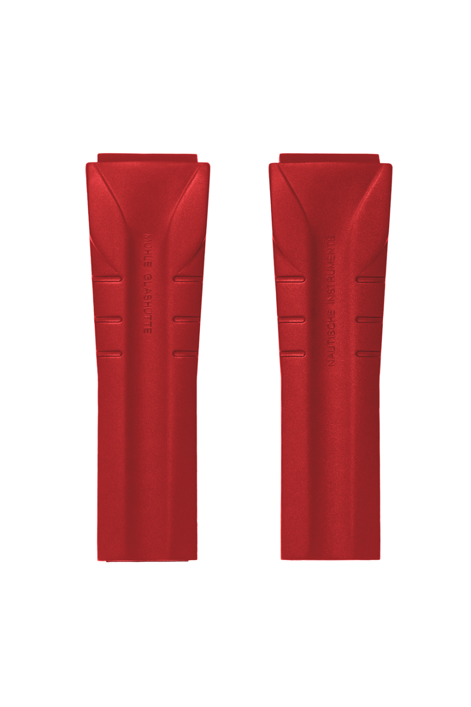 Close-up of the red rubber strap for the S.A.R. Rescue Timer