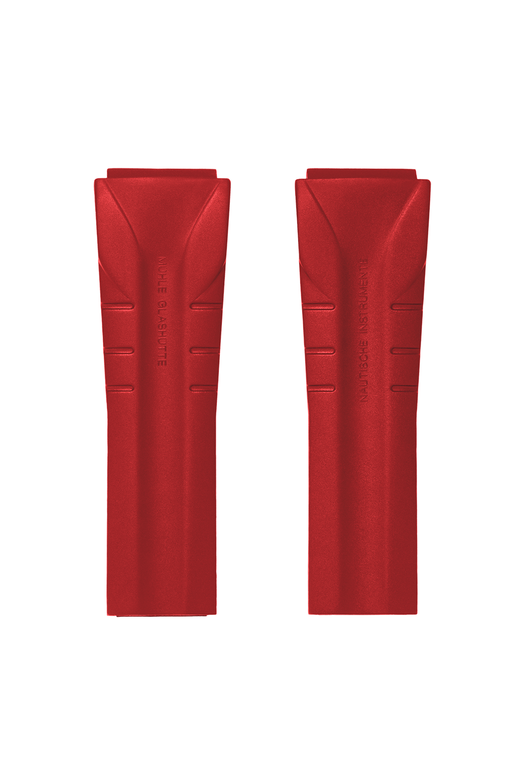 Close-up of the red rubber strap for the S.A.R. Rescue Timer