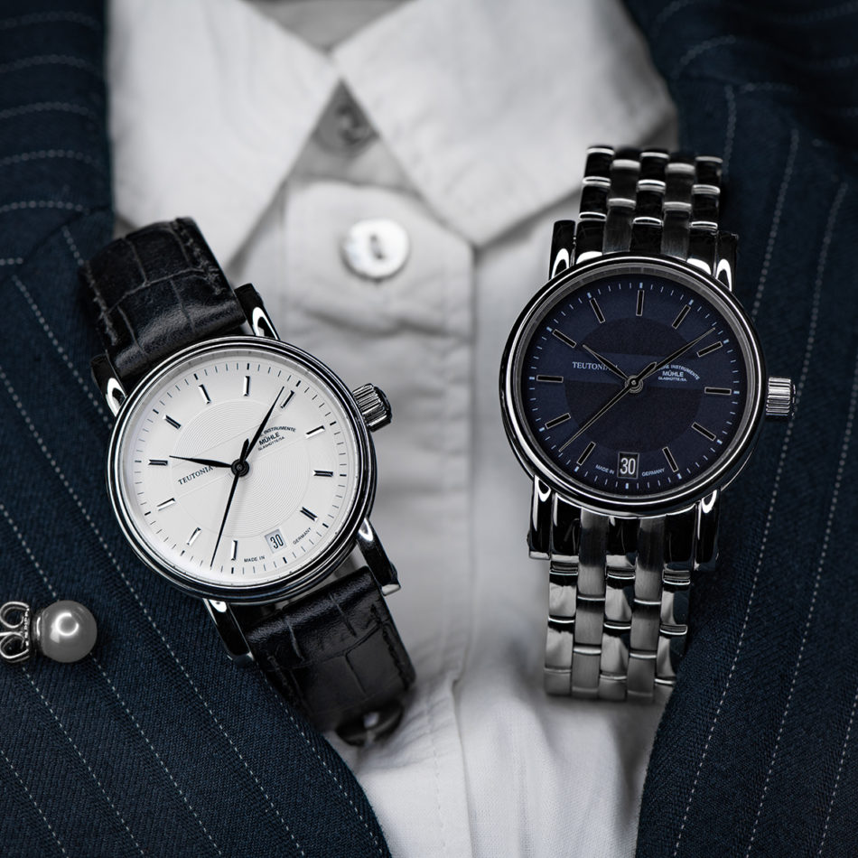 Teutonia II Medium | elegant unisex wristwatch | Mühle-Glashütte