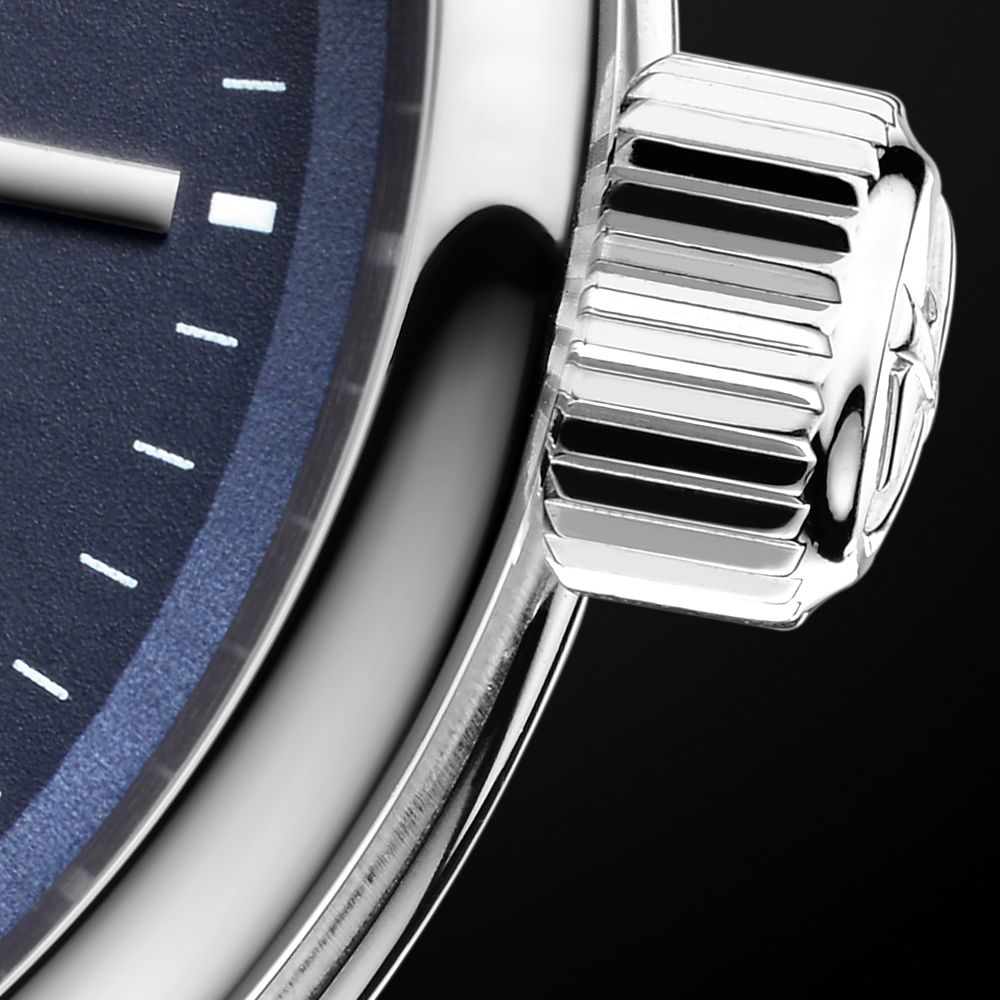 Teutonia II Medium | Night Blue Radiant Cut | Mühle-Glashütte