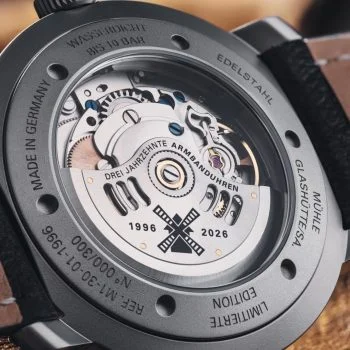 Back of a wristwatch