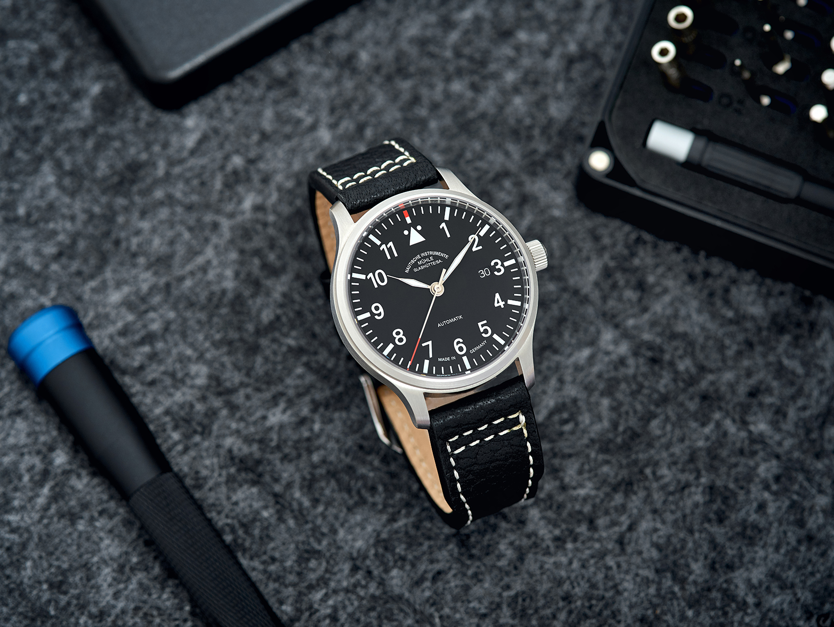 Terrasport II | Pilot's watch in 40 mm case | Mühle-Glashütte
