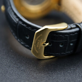 Detailbild Stiftschließe Teutonia IV Mondphase GOLD